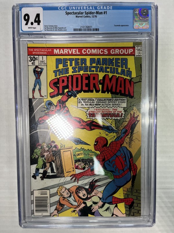 Spectacular Spider-Man #1 9.4 CGC Slab Marvel Comics C117A