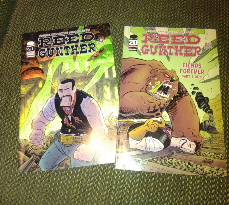 Reed Gunther #9 and #10 (Image Comics) Fiends Forever Parts 1 & 2