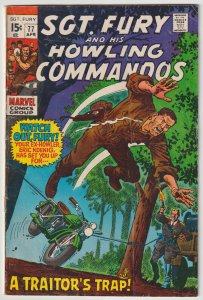 Sgt. Fury And His Howling Commandos #77 (Apr 1970, Marvel), G-VG condition (3.0)