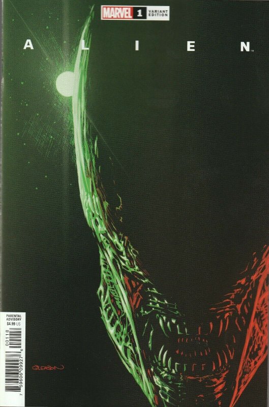 Alien # 1 Gleason Variant Cover NM Marvel  