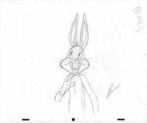 Bugs Bunny Animation Pencil Art - 15 - Realizing