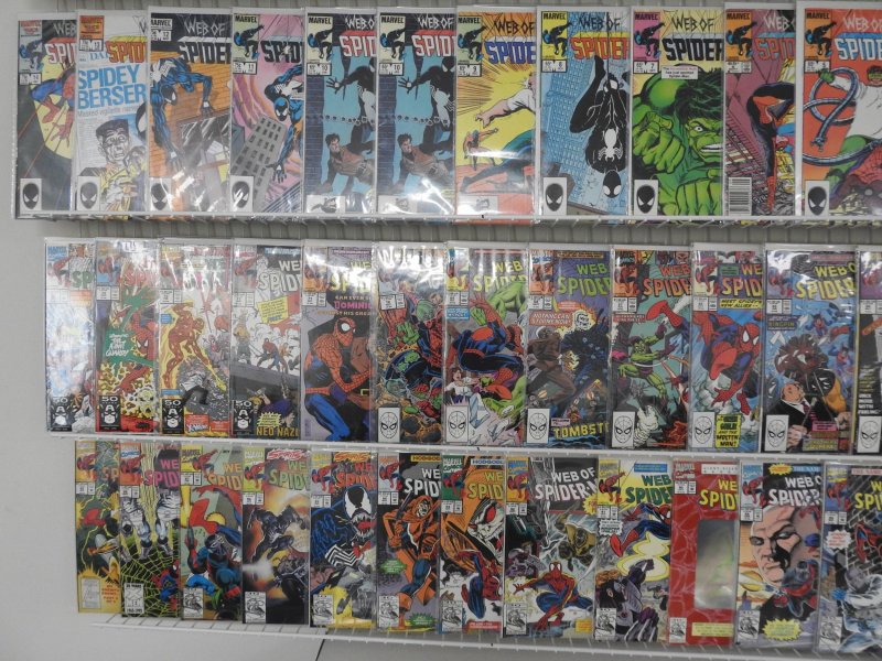 Complete Set Web of Spider-Man #1-129 Plus All Annuals!!! Avg. VF Condition!