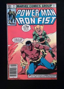 Power Man And Iron Fist #81  Marvel Comics 1982 VF Newsstand