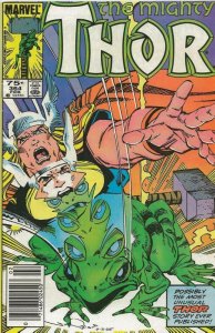 Thor #364 ORIGINAL Vintage 1986 Marvel Comics Frog Thor Newsstand