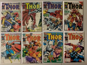 Thor comics lot #340-398 + 2 annual 42 diff avg 6.0 (1984-88)