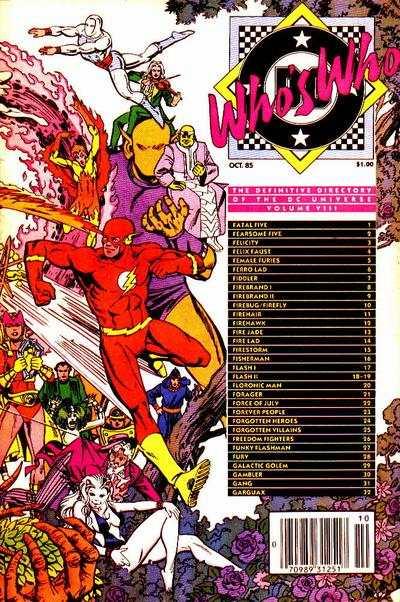 Who's Who: The Definitive Directory of the DC Universe #8, NM- (Stock ph...