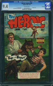 Heroic Comics #89 (1954) CGC 9.4 NM