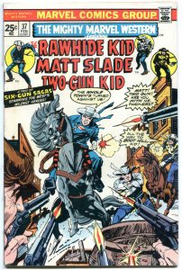 MIGHTY MARVEL WESTERN #26, 28, 37, FN, Rawhide Kid, Gunfights, more in store