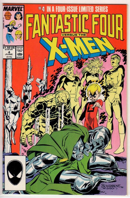 Fantastic Four vs. X-Men #4 (1987) 9.0 VF/NM