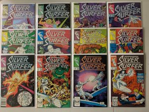 Silver Surfer 2nd series comics run #2-130 + 1 ann 32 diff avg 8.0 (1987-97)