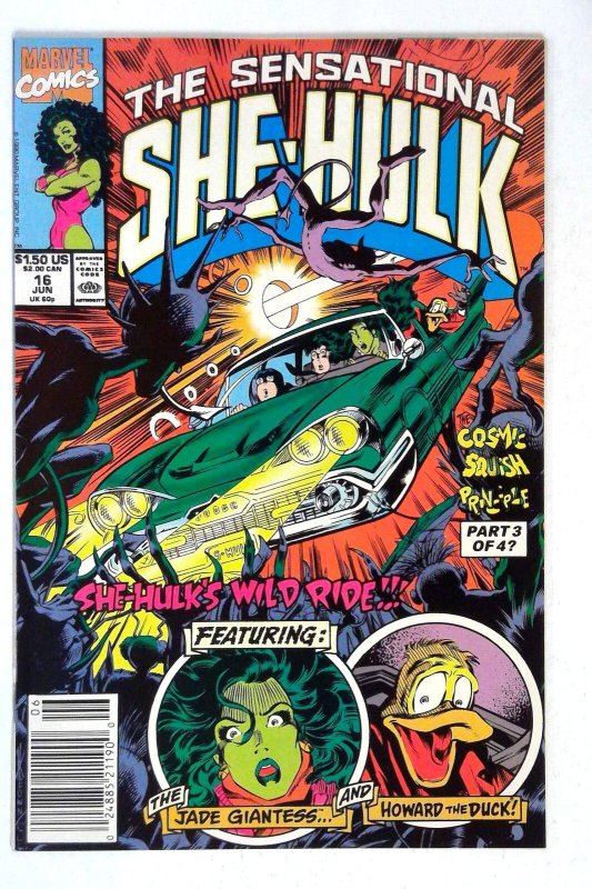 Sensational She-Hulk #16 Howard the Duck Marvel (1990) VF/NM