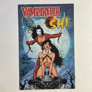 Vampirella Shi 1 1997 Signed by Billy Tucci Harris Crusade Comics NM near mint