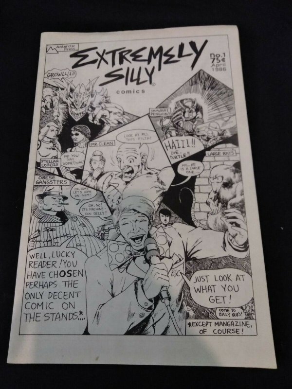 Extremely Silly Comics #1 Antarctic Press Vintage Comic Magazine TMNT SPOOF