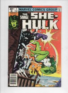 SHE-HULK #3, FN, Murder Lawyers, 1980, more Marvel and She-Hulk in store, UPC