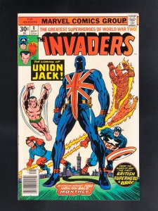 The Invaders #8 (1976) 1st Cover Appearance of Union Jack