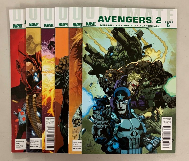 Ultimate Avengers 2 (Marvel 2010) #1-6 Set Mark Millar 1 2 3 4 5 6 (9.0+) 
