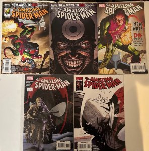*Amazing Spider-Man 571-580 10 High Grade bks All vf/better unless noted