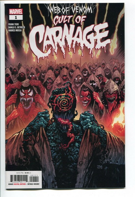 WEB OF VENOM CULT OF CARNAGE (2019 MARVEL) #1 NM