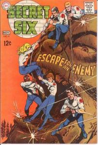 SECRET SIX 4 VF   November 1968 COMICS BOOK