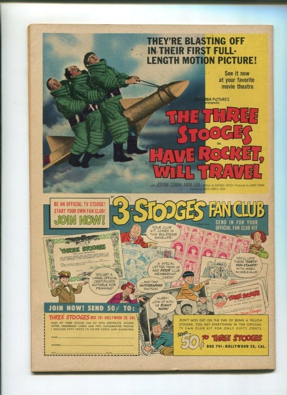 DELL 1043 (6.0) THREE STOOGES #1 1959