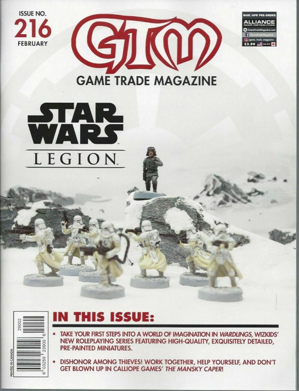 Game Trade Magazine #216 VF/NM; Alliance | save on shipping - details inside