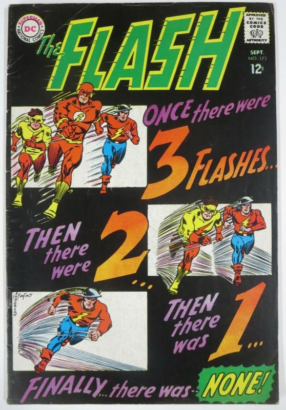 FLASH #173 (DC) September, 1967  FINE MINUS (F-)