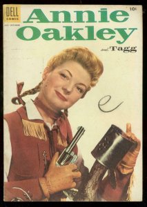 ANNIE OAKLEY & TAGG #4 1955-PHOTO COVER FN