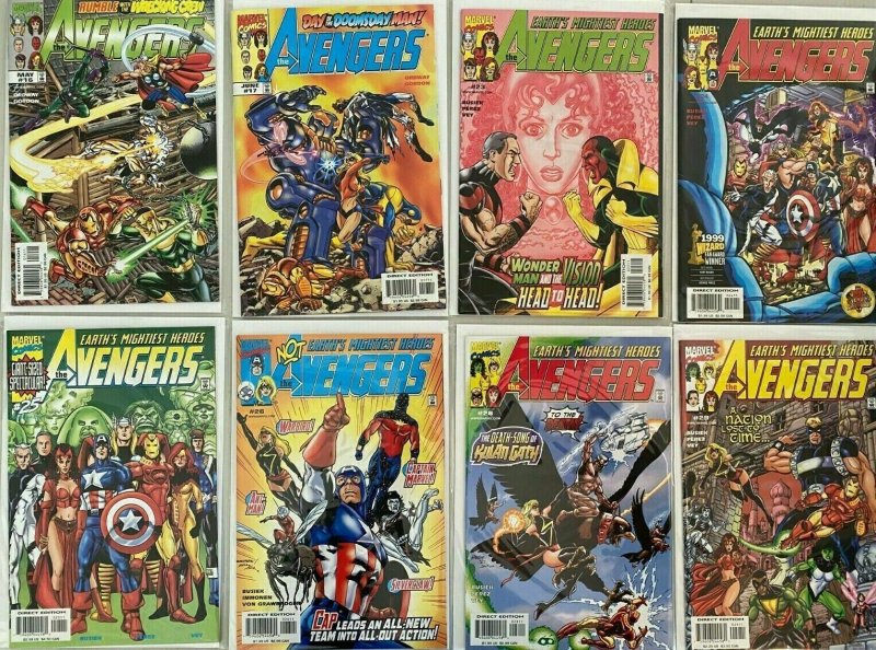 Avengers comic lot 3rd series from:#3-84 46 different avg 8.0 VF  