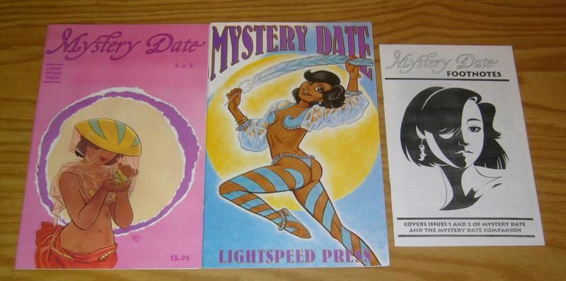 Mystery Date #1-2 VF/NM complete series + footnotes - carla speed mcneil set lot