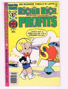 Richie Rich Profits #27 VF Harvey World Comic Book Feb DE19