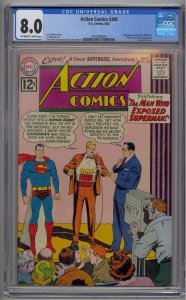 ACTION COMICS #288 CGC 8.0 SUPERBOY APP