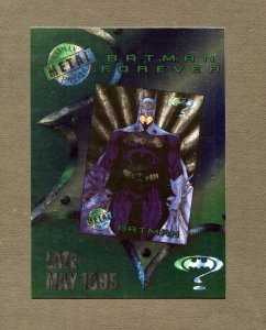 1995 Batman Forever Fleer Metal Promo Card /  MINT