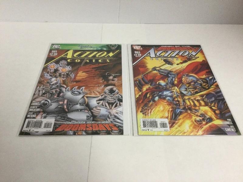 Action Comics 901 903 Variant Lot Nm Near Mint DC Comics