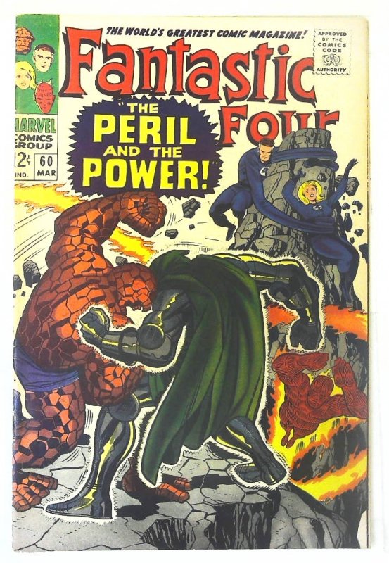 Fantastic Four (1961 series)  #60, Fine+ (Actual scan)