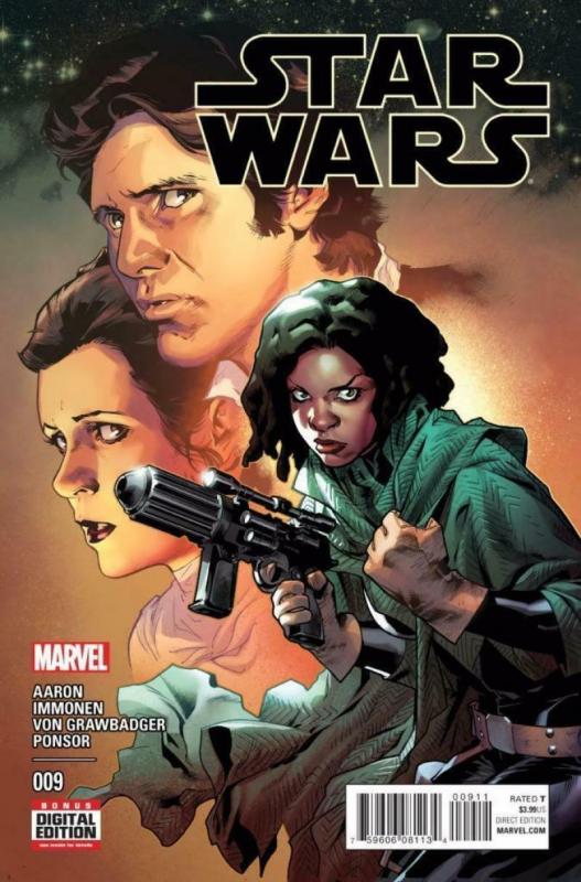 STAR WARS #9, VF+, Luke Skywalker, Darth Vader, 2015, more SW in store