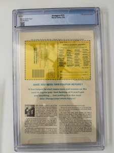 Avengers #121 CGC 9.8  vs Taurus and Zodiac (1974)