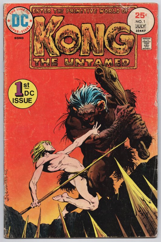 Kong the Untamed #1 (DC, 1975) GD/VG [ITC902]