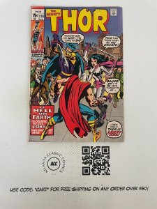 Mighty Thor # 179 VG/FN Marvel Comic Book Sif Hela Odin Loki Asgard 9 J224
