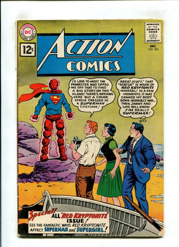 ACTION COMICS #283 (4.0) LEGION OF SUPERVILLAINS!! 1961