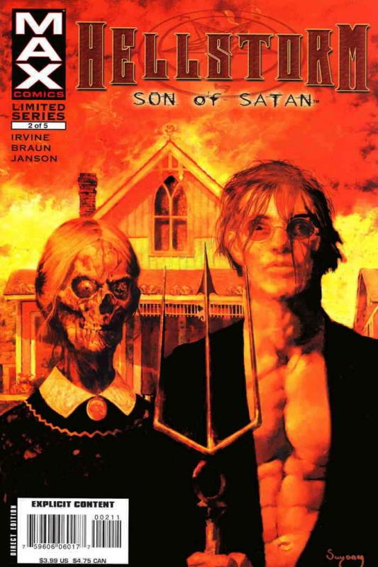 Hellstorm: Son of Satan #2 VF/NM; Marvel | save on shipping - details inside