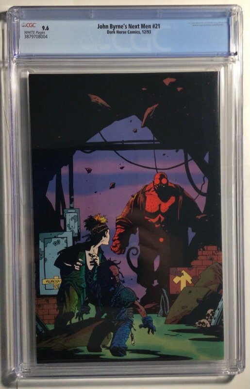 Dark Horse, Next Men #21, CGC 9.6, WP, 1st Hellboy!