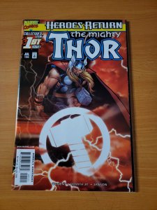 Mighty Thor v2 #1 Sunburst Variant ~ NEAR MINT NM ~ 1998 Marvel Comics