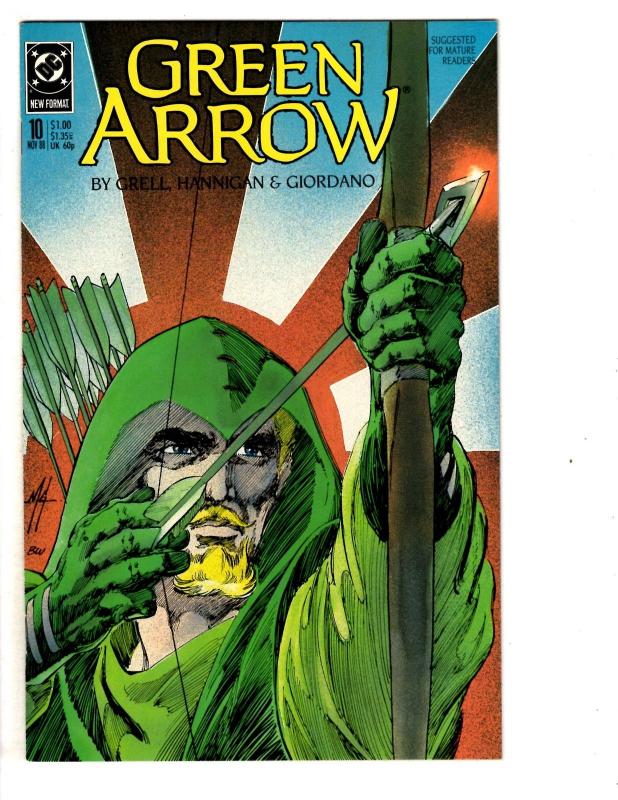 7 Green Arrow DC Comic Books # 4 5 6 8 9 10 11 Grell Hannigan Giordano Queen CB1