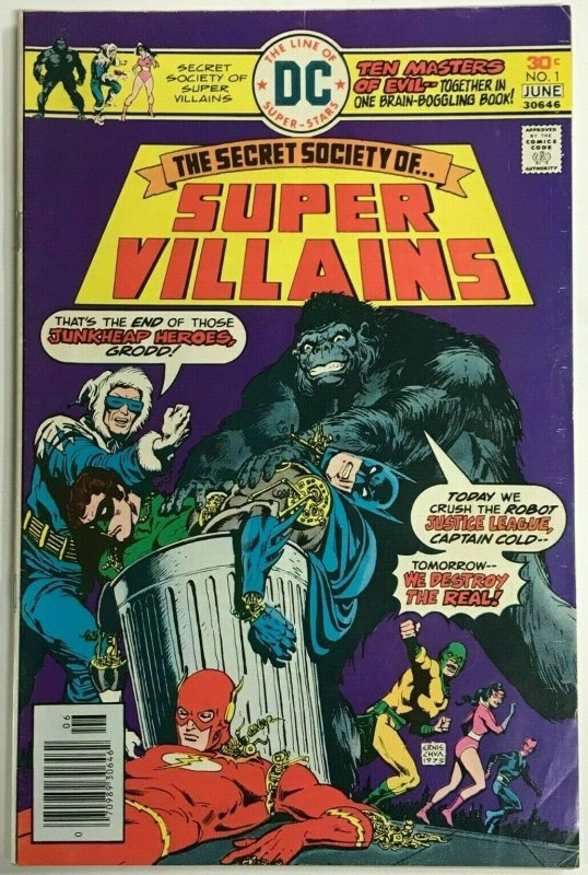 SECRET SOCIETY OF SUPER VILLAINS#1 VF 1976 DC BRONZE AGE COMICS 70989306462