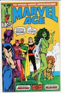 Marvel Age #70 (1989) The Avengers