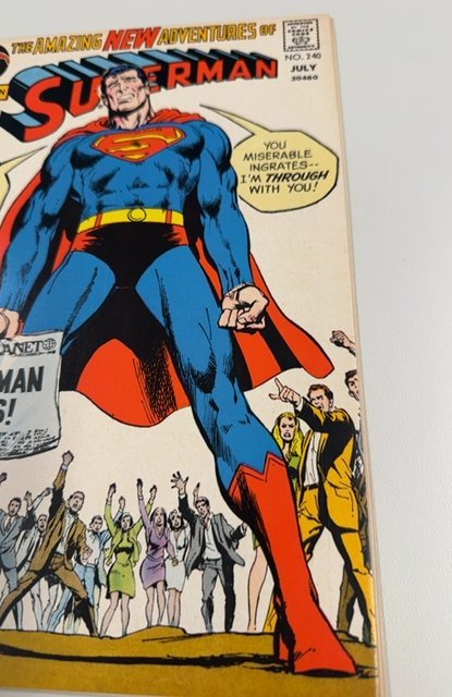 Superman #240 (1971)Neal Adams cover