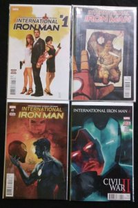 International Iron Man #1-4 Bendis Marvel 2016 NM