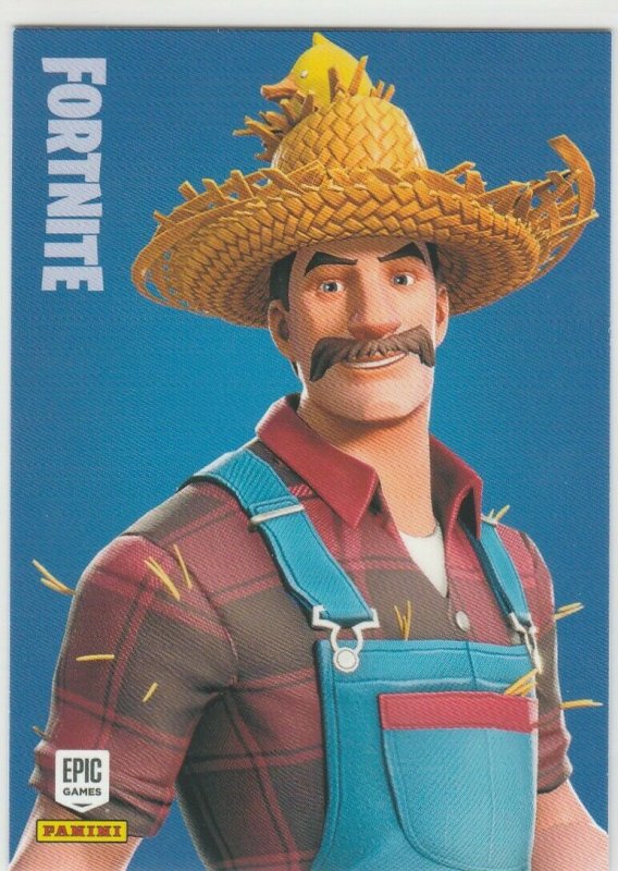 Fortnite Hayseed 118 Uncommon Outfit Panini 2019 trading card series 1