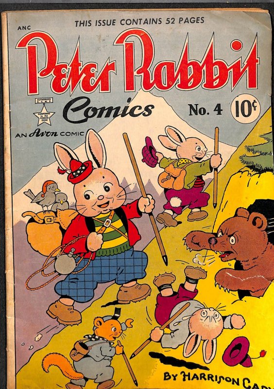 Peter Rabbit Comics #4 VG 4.0