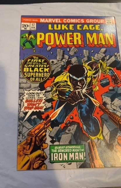 Power Man #17 (1974)Rick man-Ironman Powerman - Thief